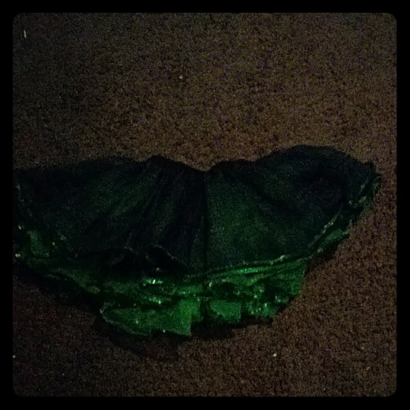 Green skirt